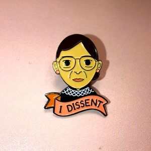 RBG Ruth Bader Ginsburg Pin